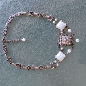 VTG Boho fancy link choker #232